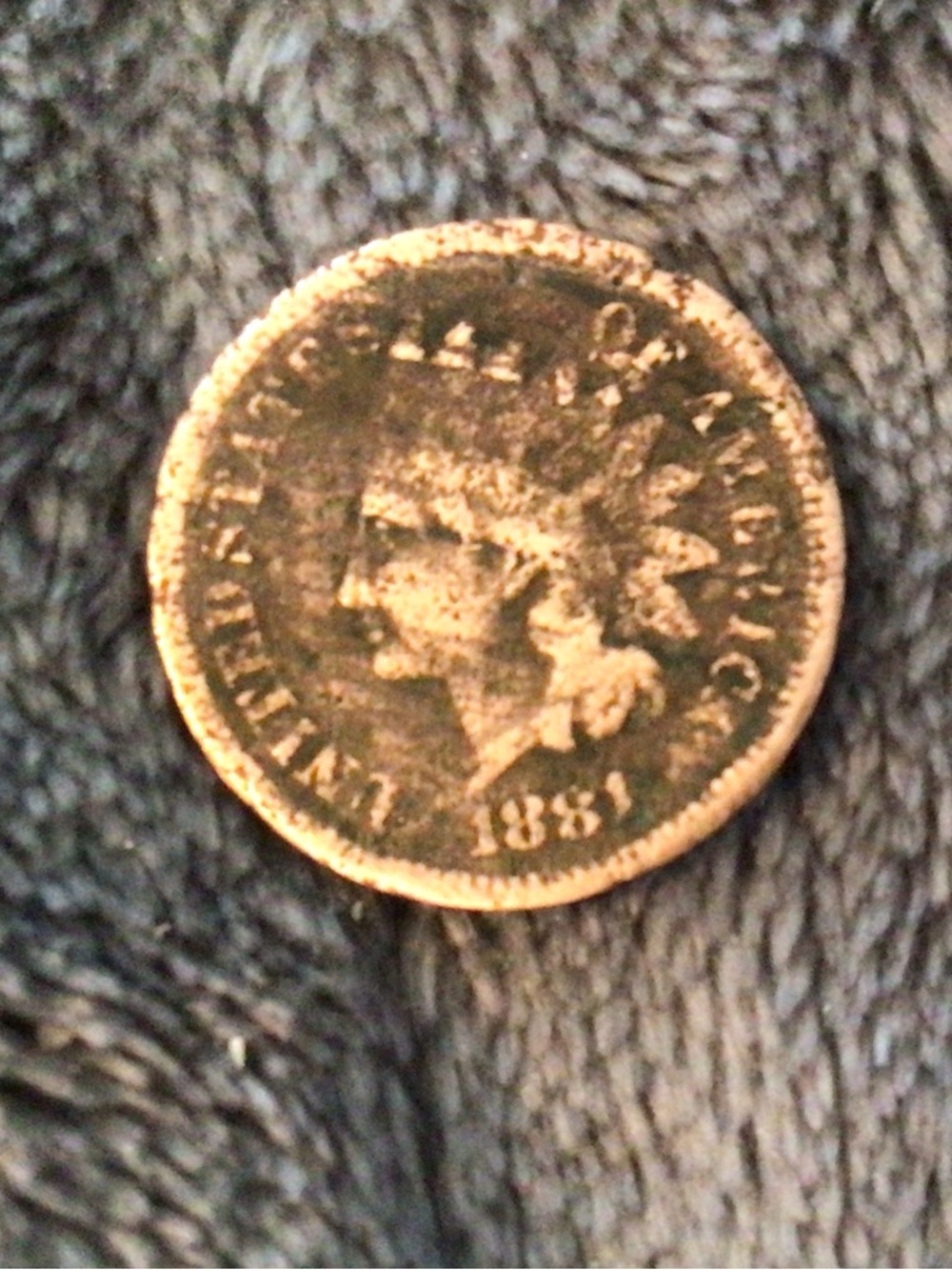1881 & 1887 Indian Head Cent - Vintage Copper Coin